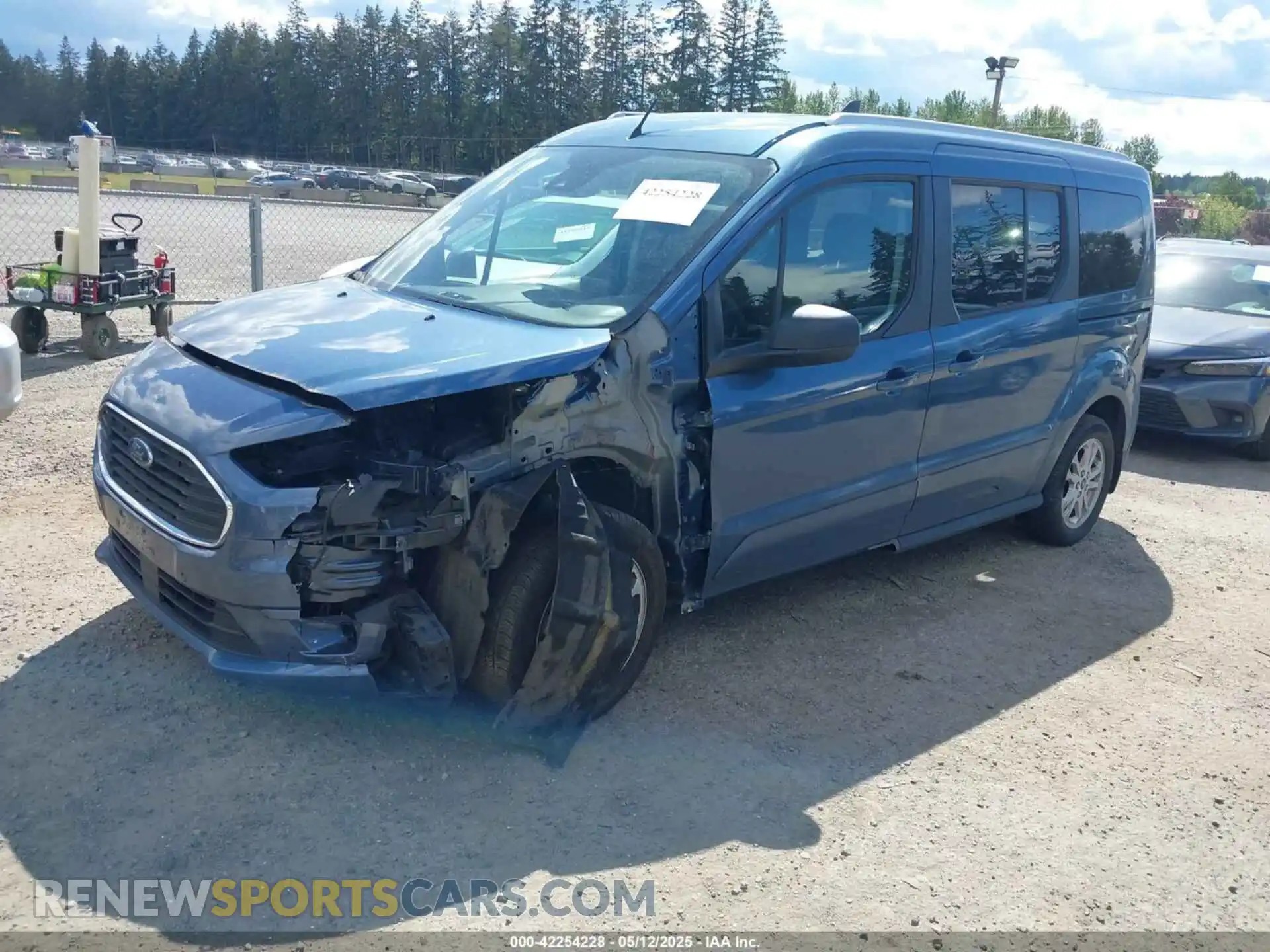 2 fotografías del automóvil dañado NM0GE9F28P1547094 FORD TRANSIT CONNECT 2023