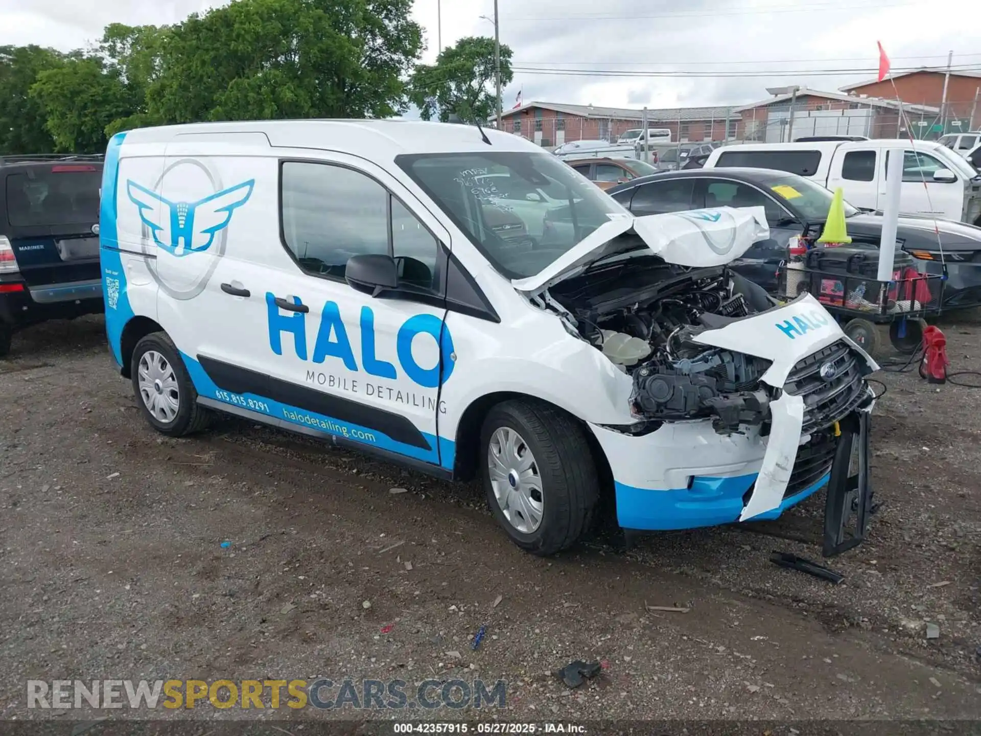 1 Фотография поврежденного автомобиля NM0LS6T23P1566968 FORD TRANSIT CONNECT 2023