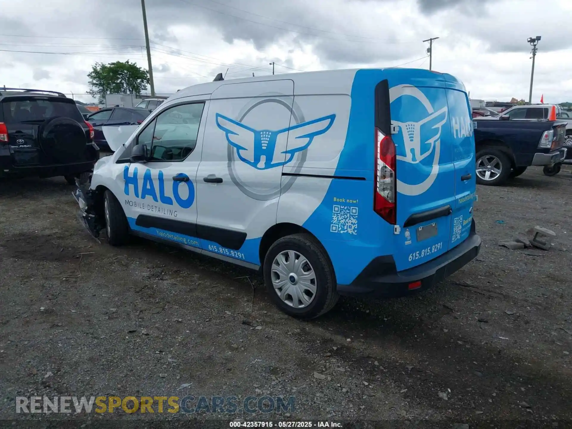 3 Фотография поврежденного автомобиля NM0LS6T23P1566968 FORD TRANSIT CONNECT 2023