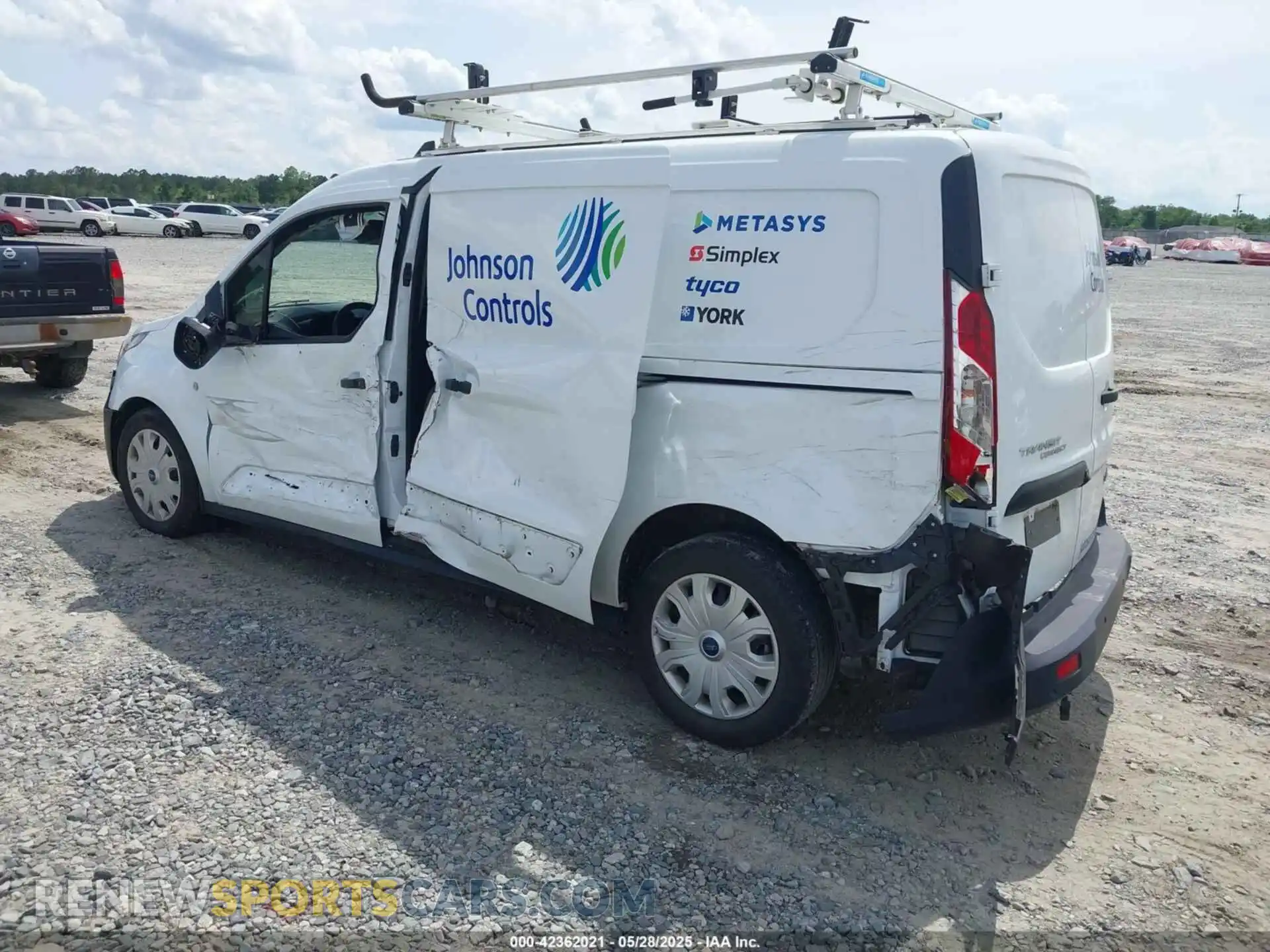 3 Фотография поврежденного автомобиля NM0LS7S21P1550288 FORD TRANSIT CONNECT 2023