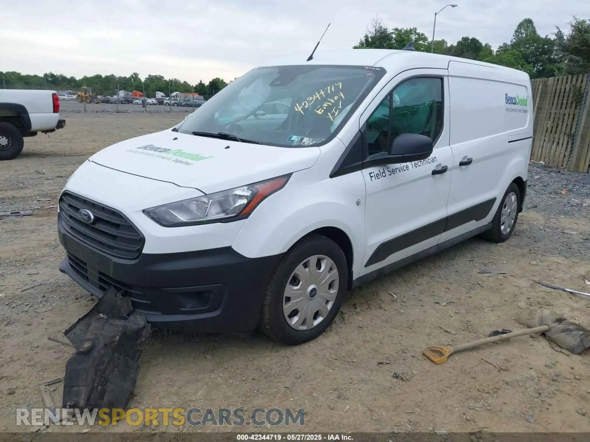 2 fotografías del automóvil dañado NM0LS7S26P1571914 FORD TRANSIT CONNECT 2023