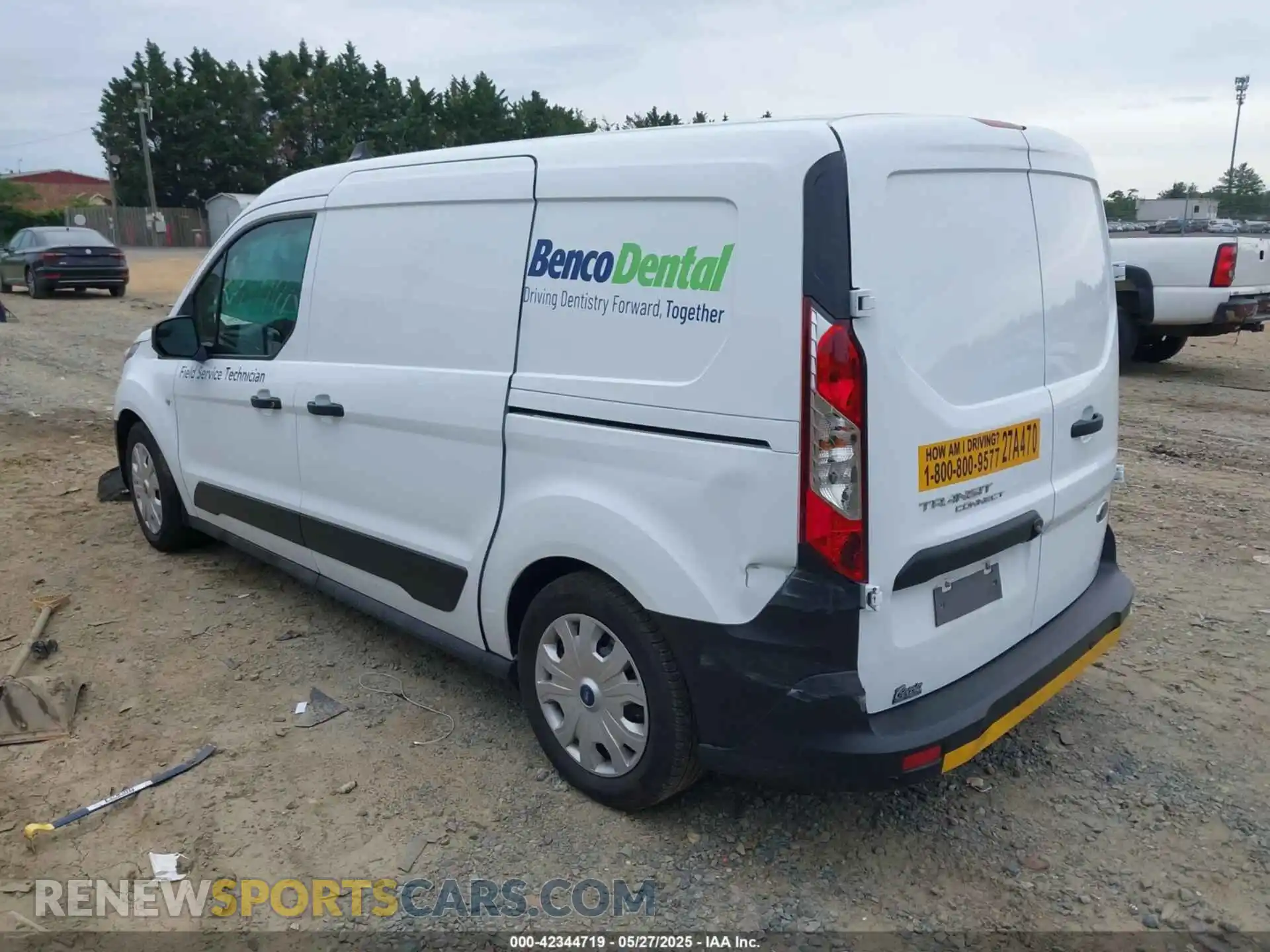3 fotografías del automóvil dañado NM0LS7S26P1571914 FORD TRANSIT CONNECT 2023