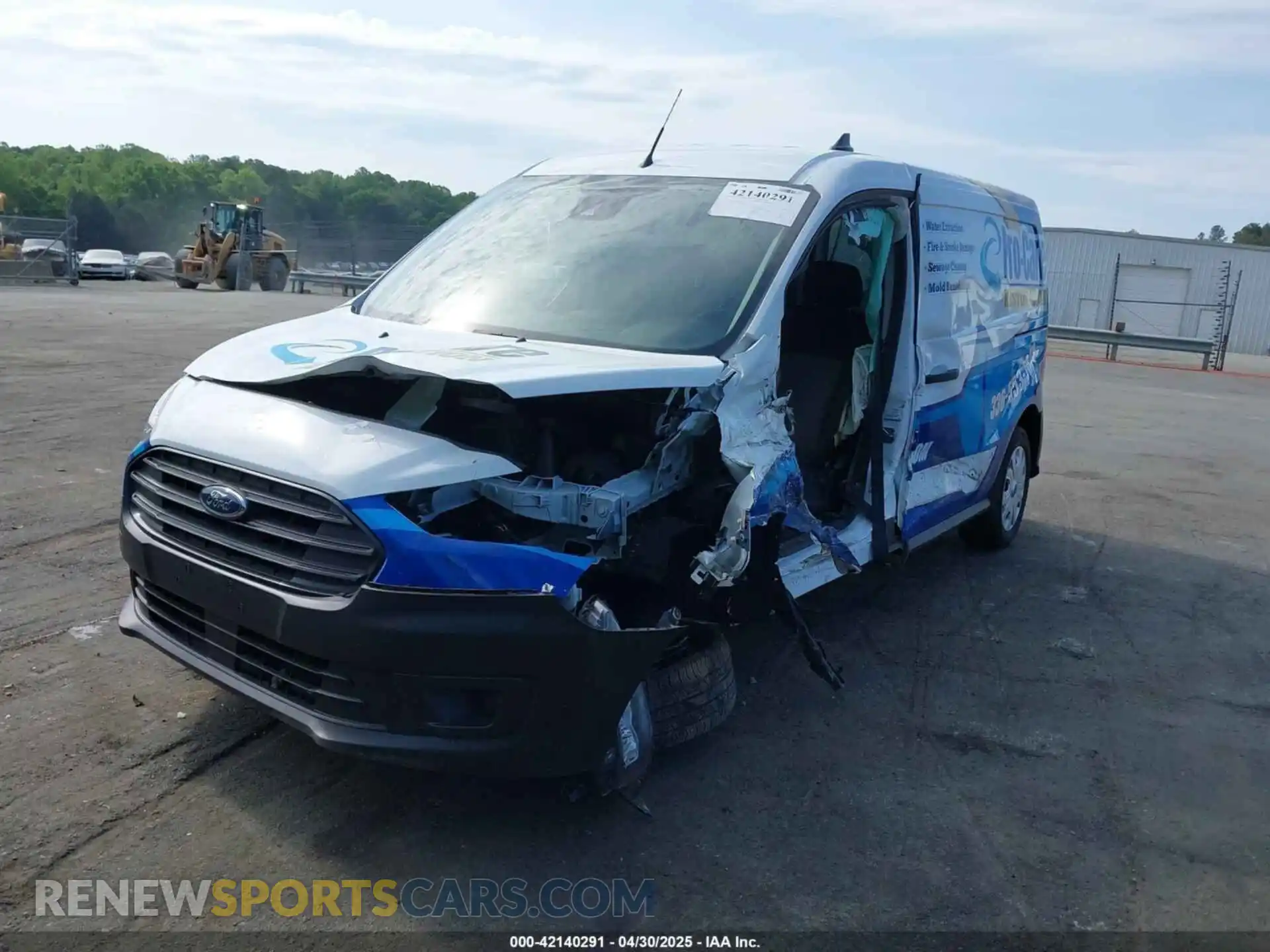 2 Photograph of a damaged car NM0LS7S2XP1565226 FORD TRANSIT CONNECT 2023