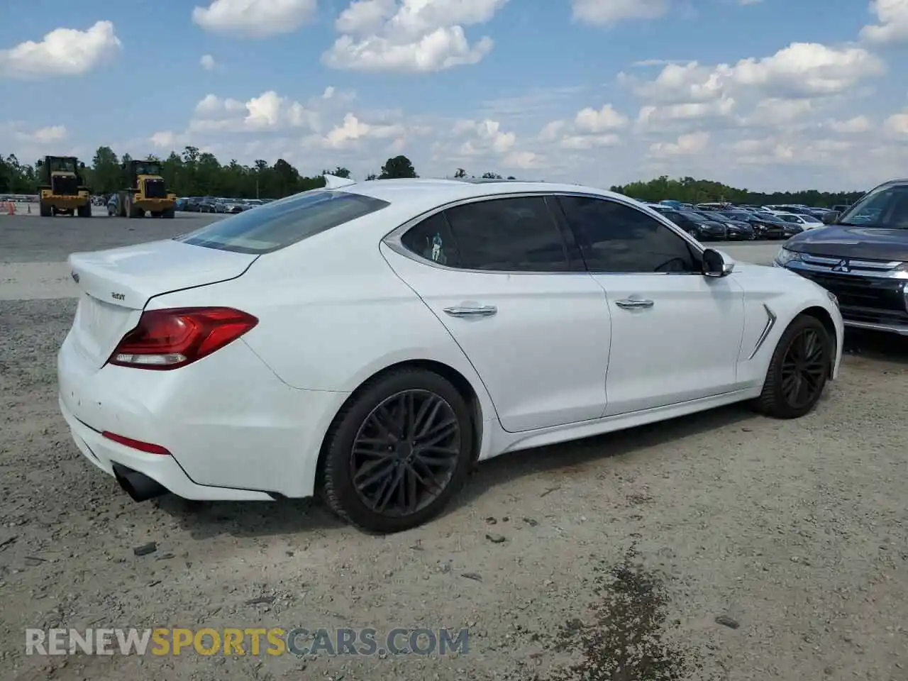 3 Photograph of a damaged car KMTG34LAXKU044313 GENESIS G70 2019