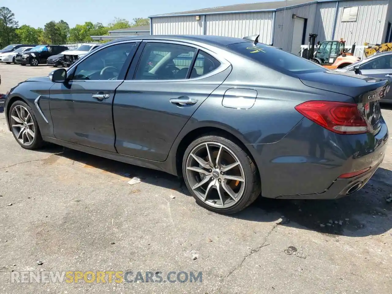2 Photograph of a damaged car KMTG34LE1KU012157 GENESIS G70 2019