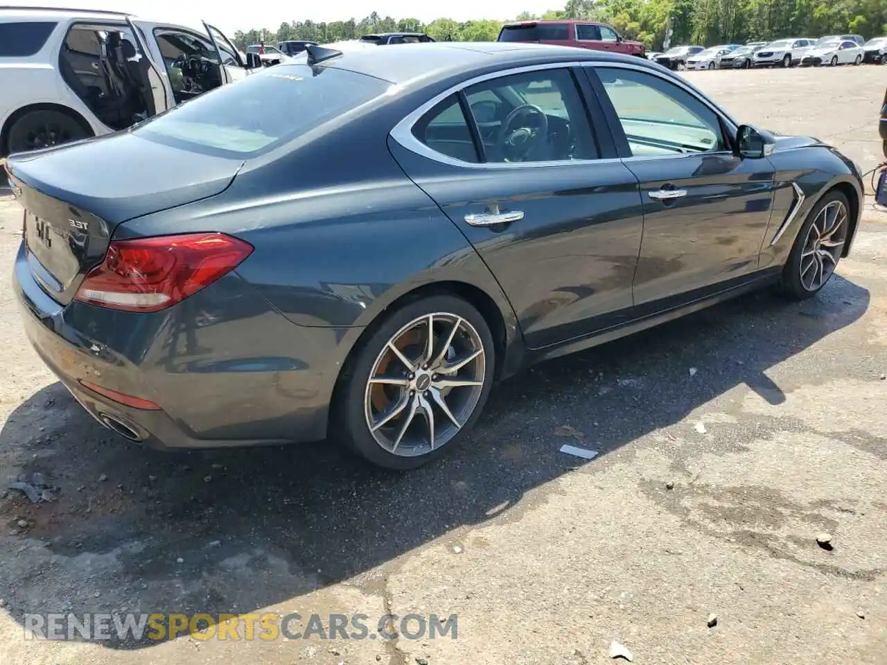 3 Photograph of a damaged car KMTG34LE1KU012157 GENESIS G70 2019