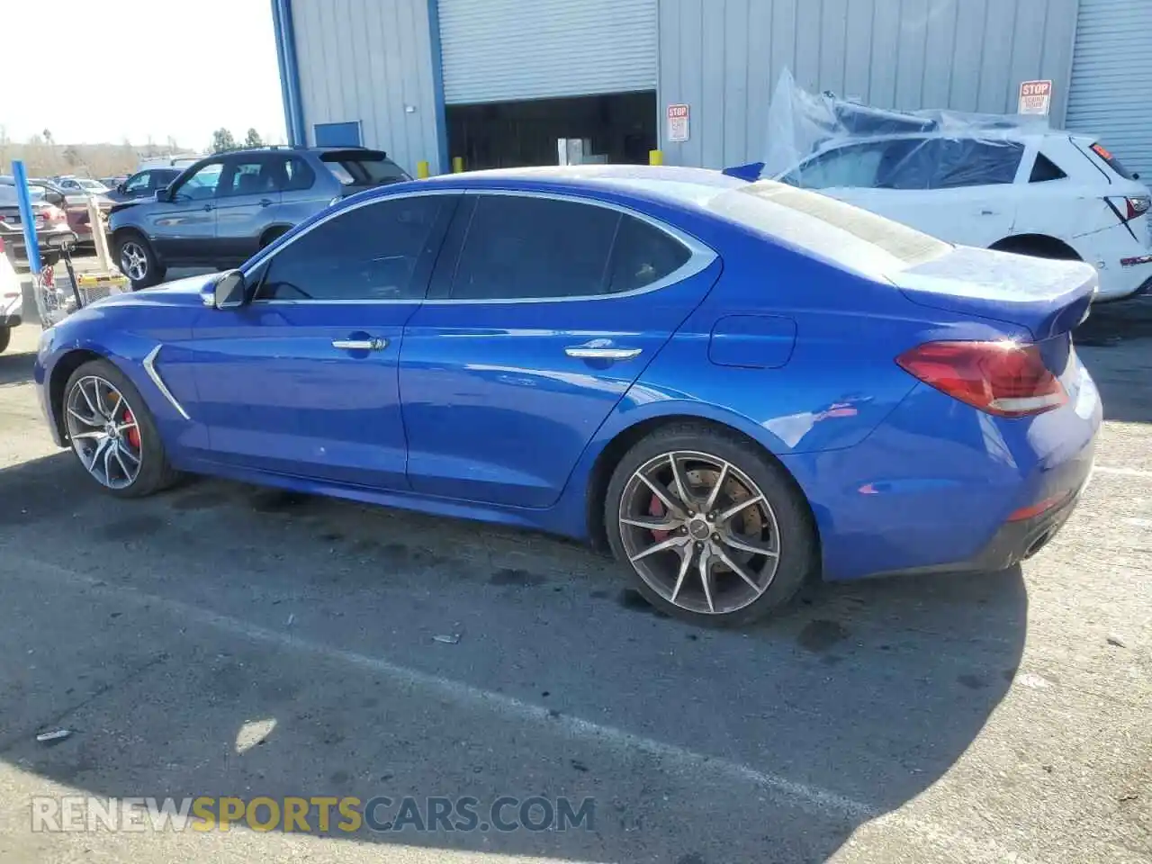 2 Photograph of a damaged car KMTG34LE2KU017061 GENESIS G70 2019