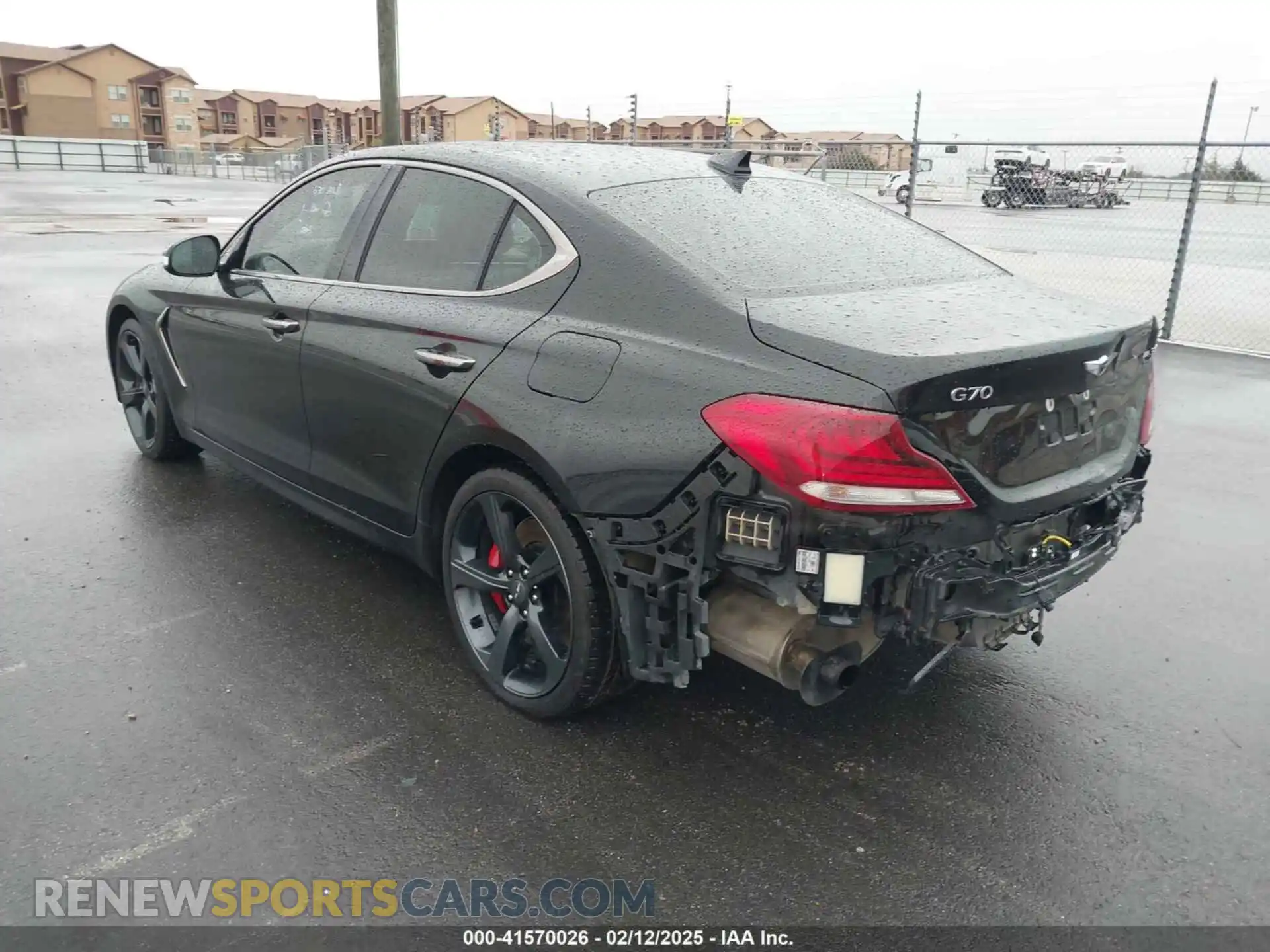 3 Photograph of a damaged car KMTG34LE2KU020333 GENESIS G70 2019