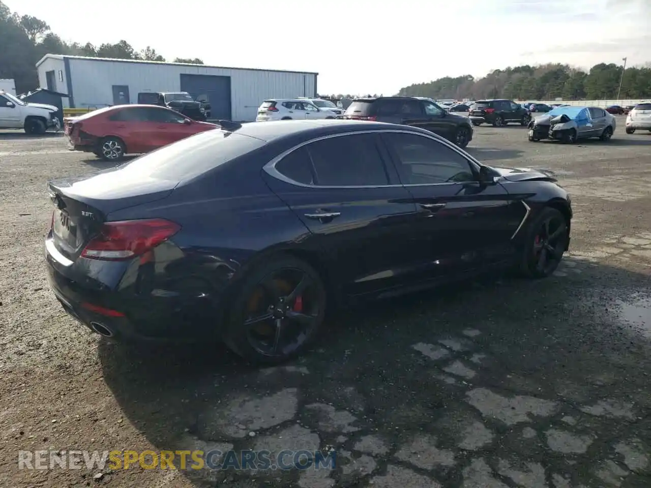 3 Photograph of a damaged car KMTG34LE8KU021082 GENESIS G70 2019
