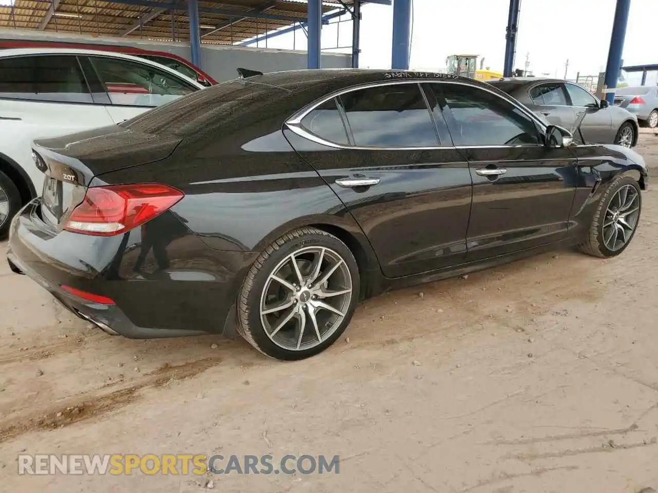 3 Photograph of a damaged car KMTG44LA3KU030671 GENESIS G70 2019