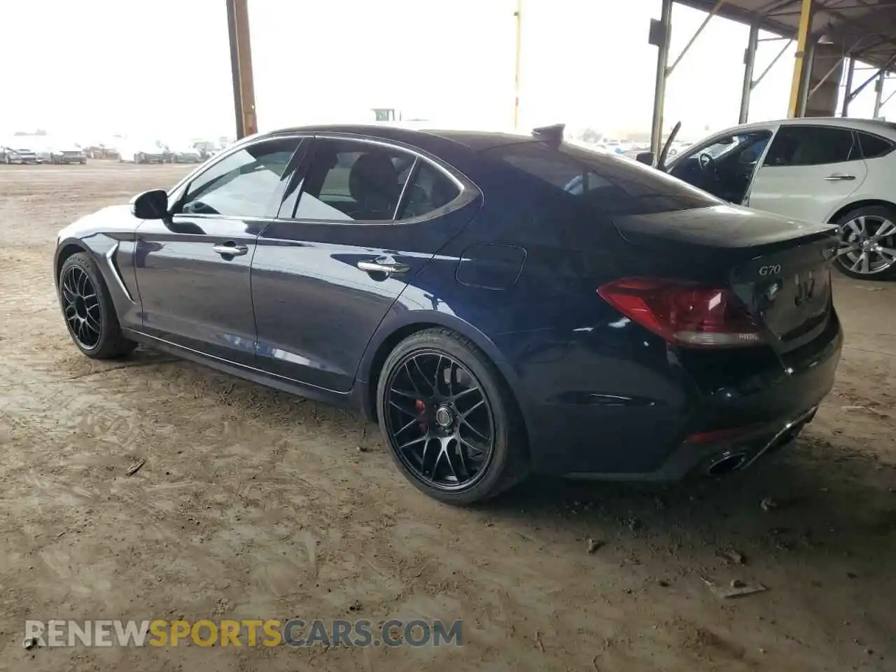 2 Photograph of a damaged car KMTG74LE3KU034312 GENESIS G70 2019