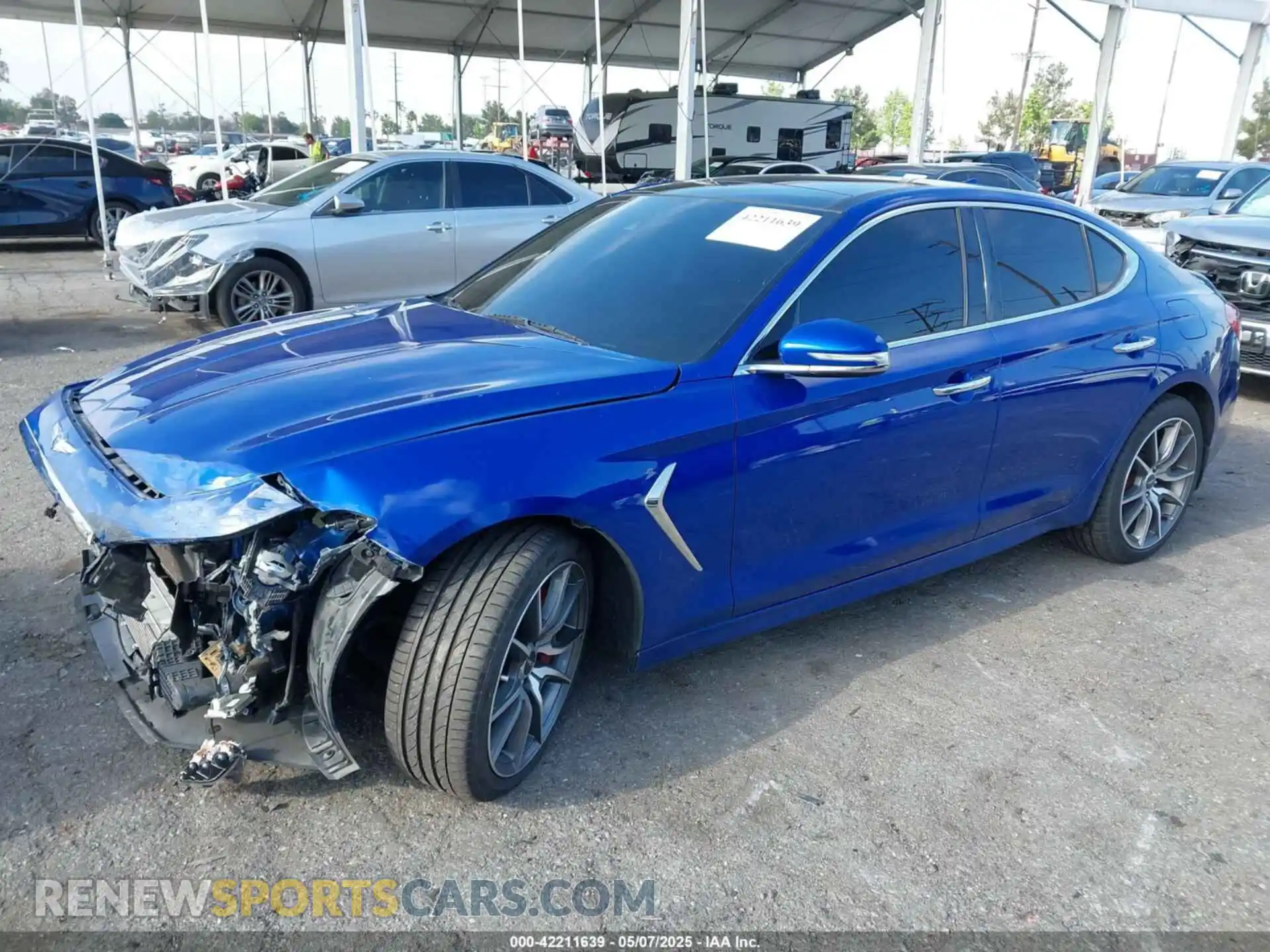 2 Photograph of a damaged car KMTG74LE4KU032620 GENESIS G70 2019