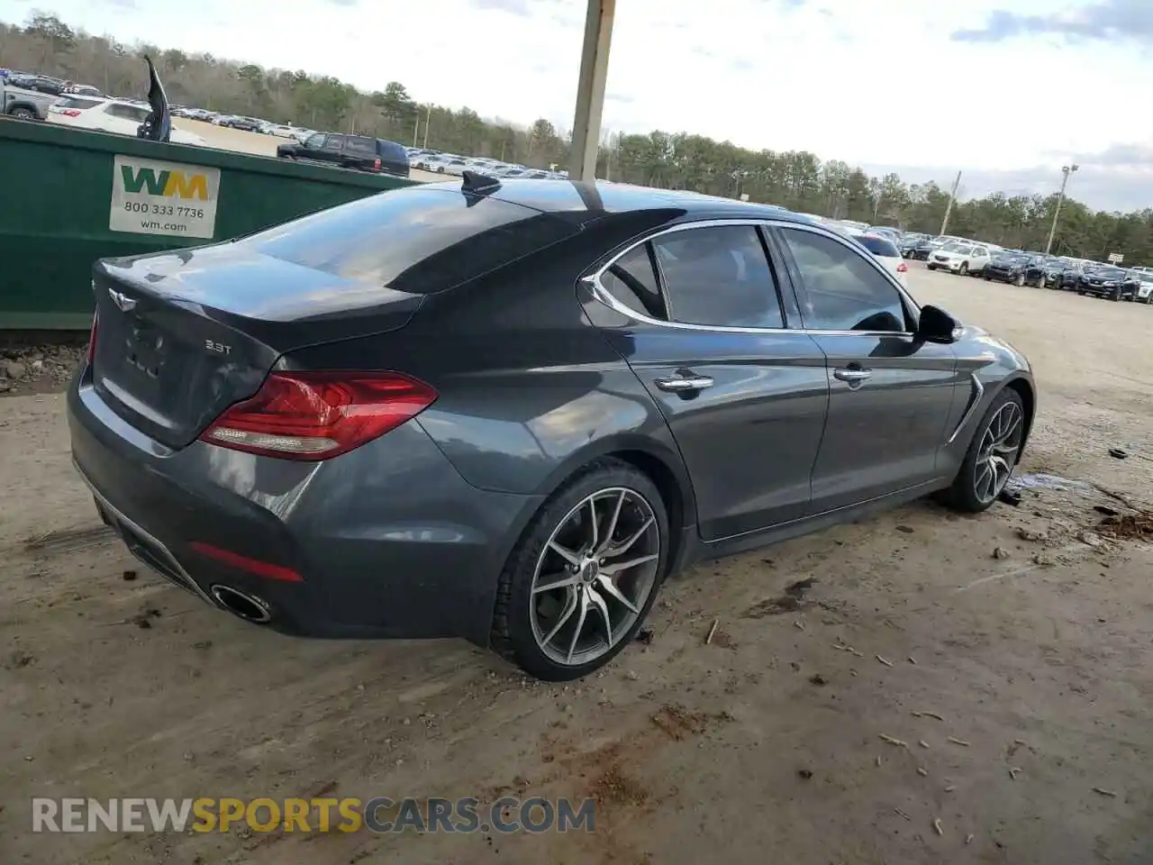 3 Photograph of a damaged car KMTG74LE6KU024096 GENESIS G70 2019