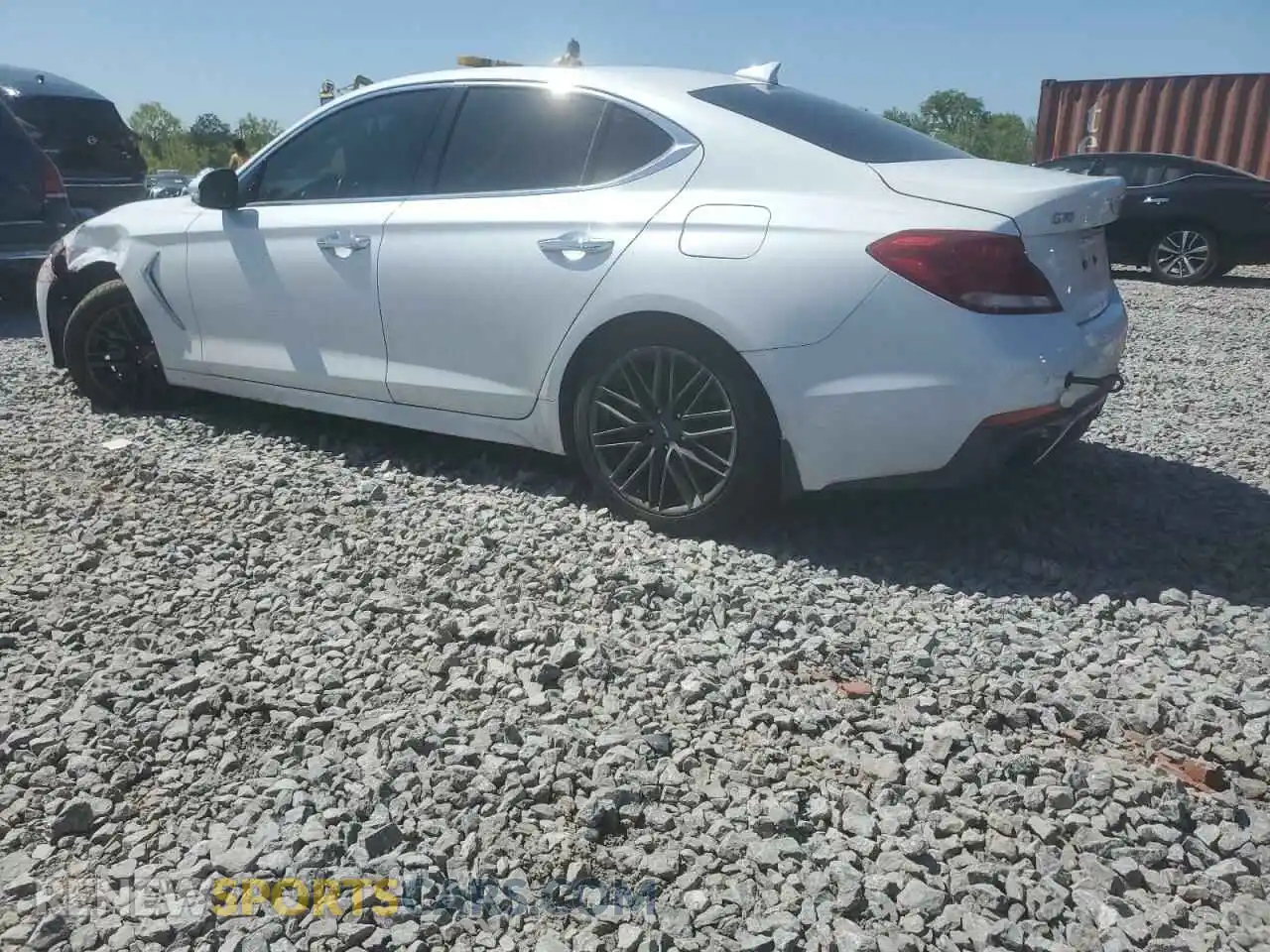 2 Photograph of a damaged car KMTG74LEXKU016731 GENESIS G70 2019
