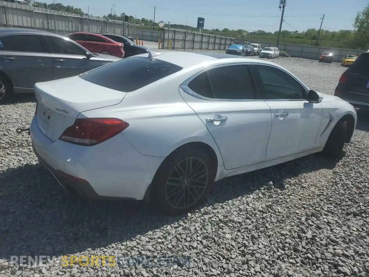 3 Photograph of a damaged car KMTG74LEXKU016731 GENESIS G70 2019