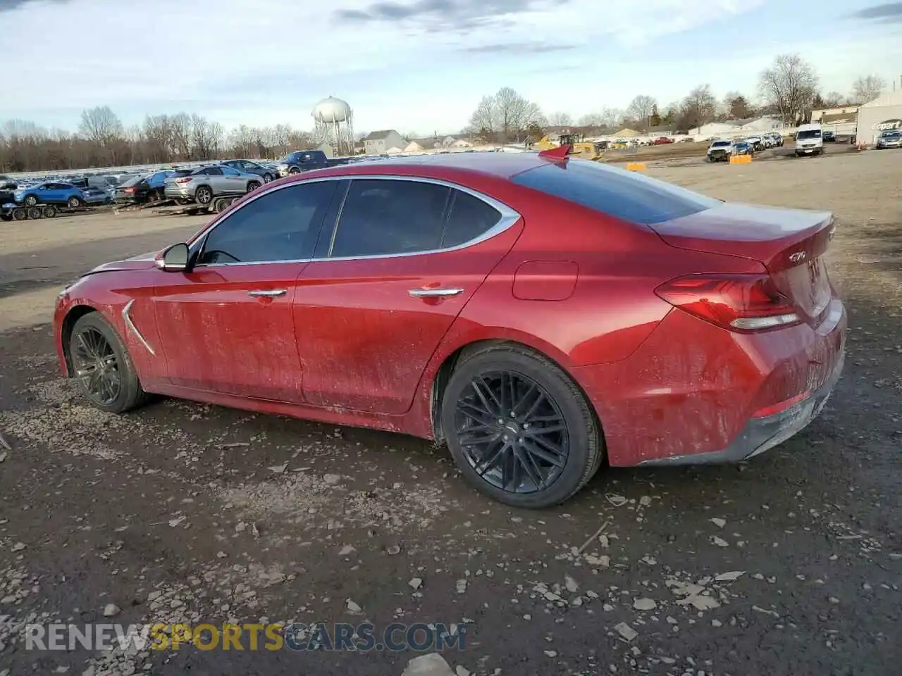 2 Photograph of a damaged car KMTG34LA0LU056732 GENESIS G70 2020