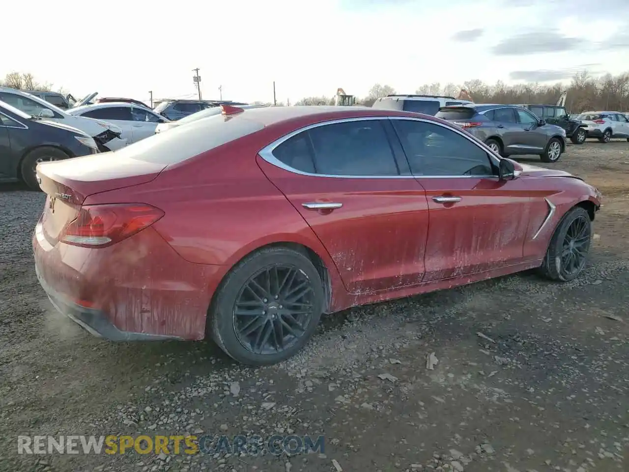 3 Photograph of a damaged car KMTG34LA0LU056732 GENESIS G70 2020