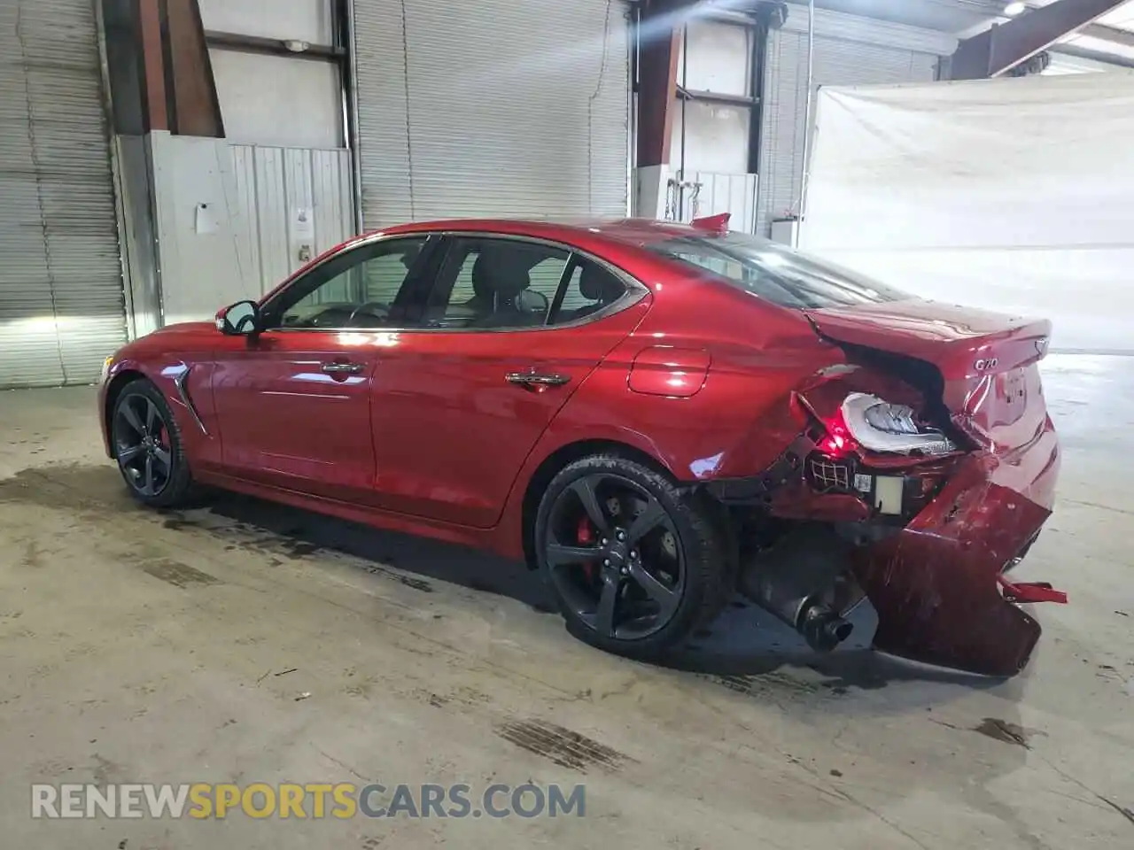 2 Photograph of a damaged car KMTG34LE0LU051663 GENESIS G70 2020