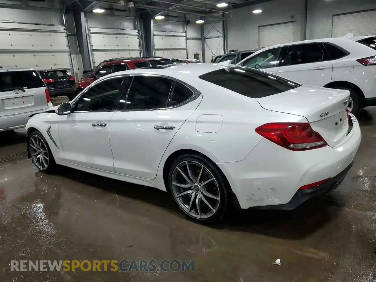2 Photograph of a damaged car KMTG44LA6LU055517 GENESIS G70 2020