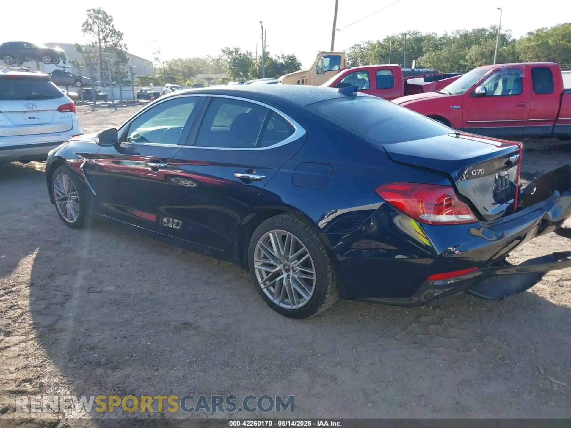3 Photograph of a damaged car KMTG64LA1LU062420 GENESIS G70 2020