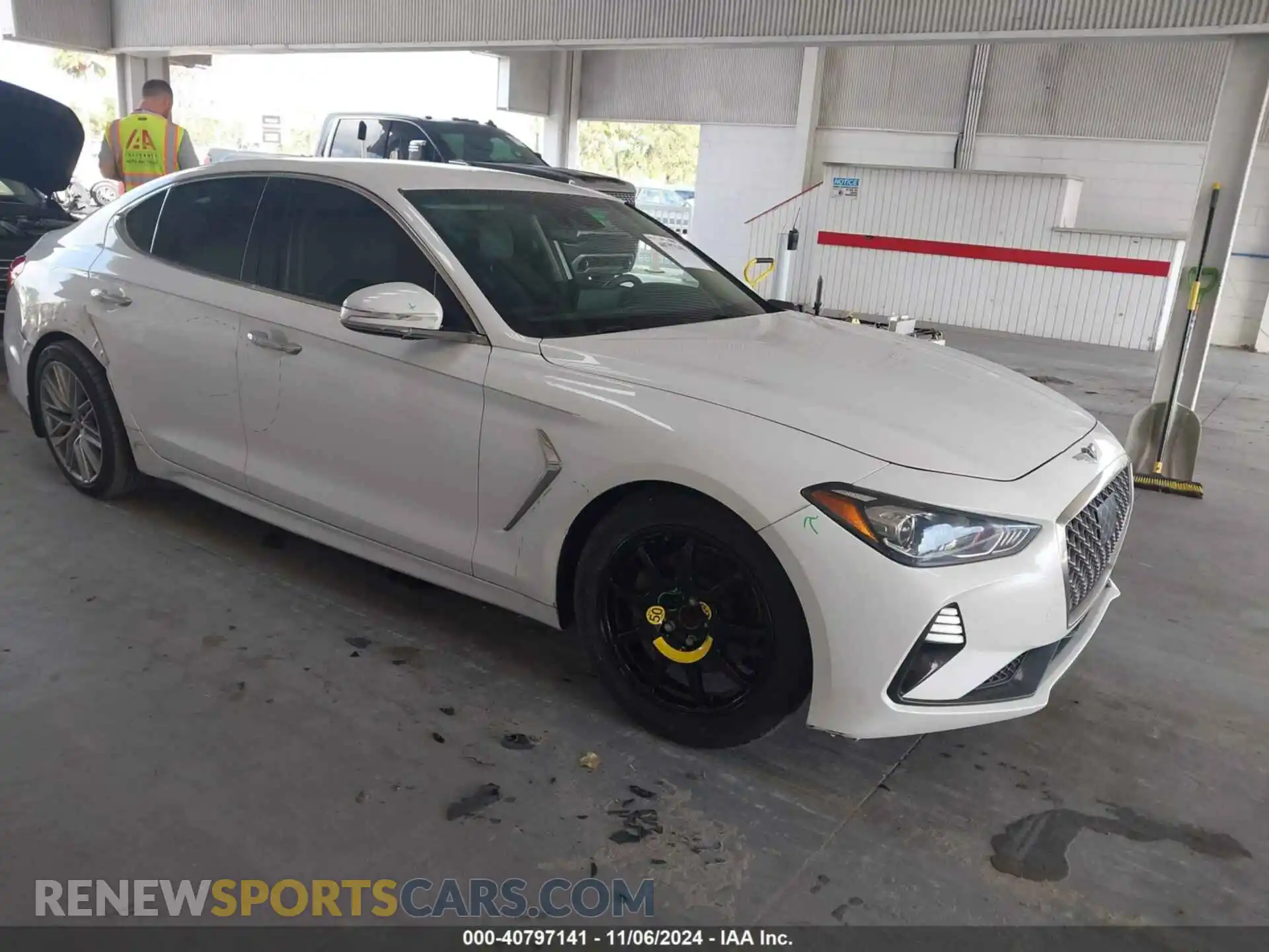 1 Photograph of a damaged car KMTG64LA2LU062524 GENESIS G70 2020