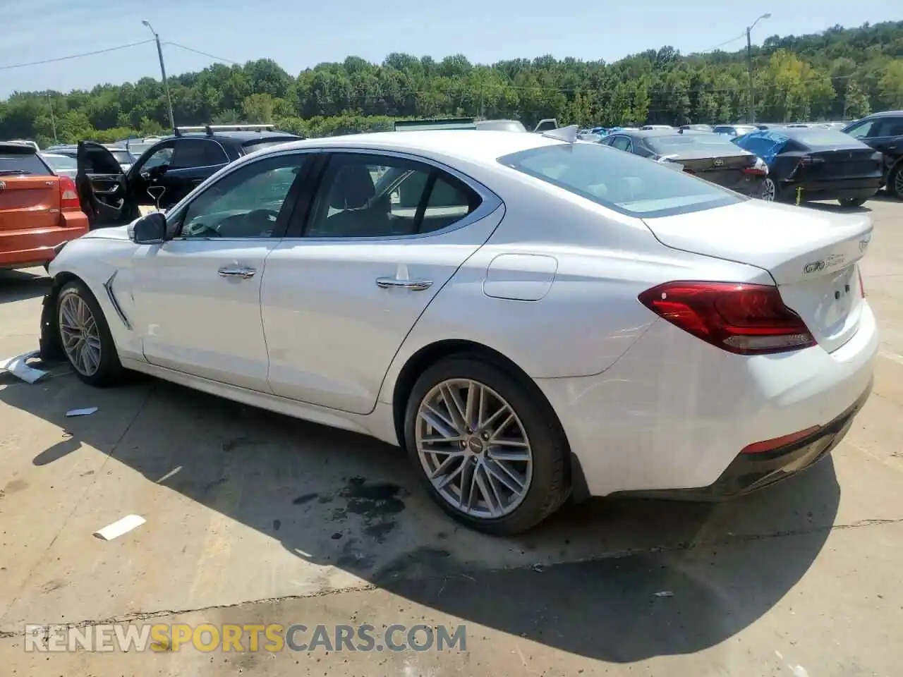 2 Photograph of a damaged car KMTG64LA6LU062350 GENESIS G70 2020