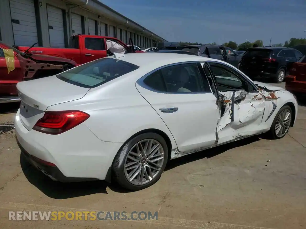 3 Photograph of a damaged car KMTG64LA6LU062350 GENESIS G70 2020