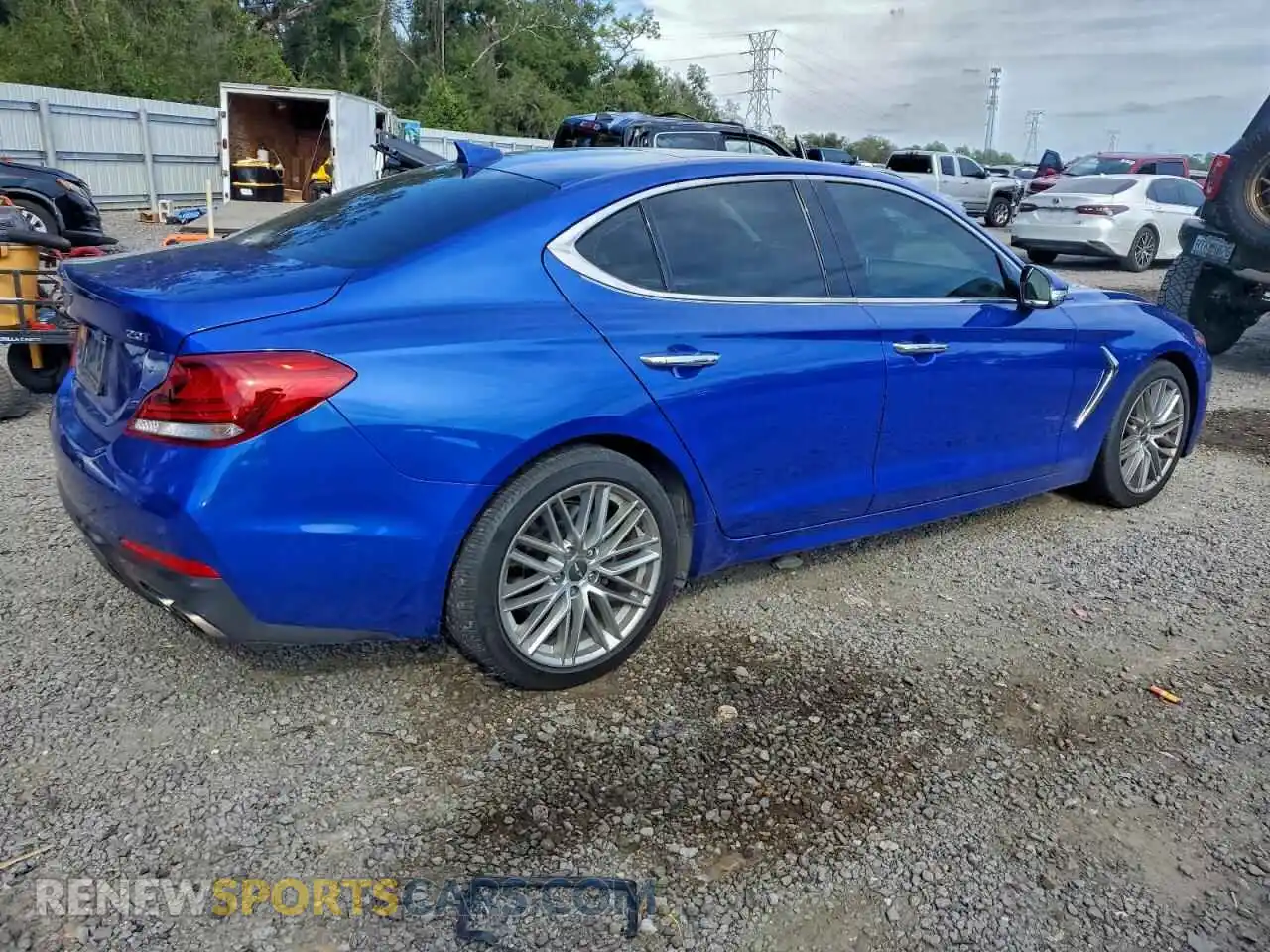 3 Photograph of a damaged car KMTG34LA1MU067305 GENESIS G70 2021