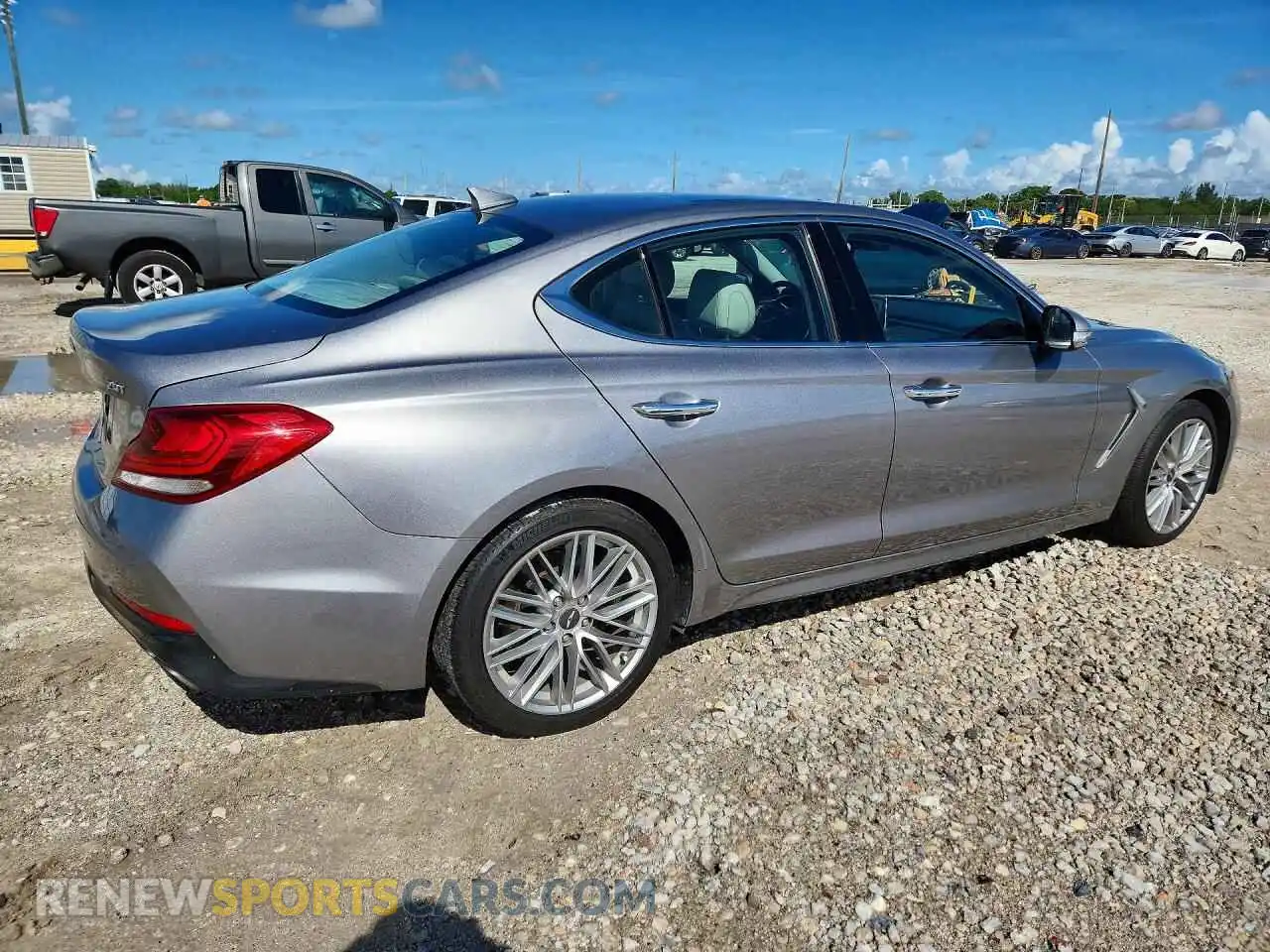 3 Photograph of a damaged car KMTG34LA3MU079715 GENESIS G70 2021