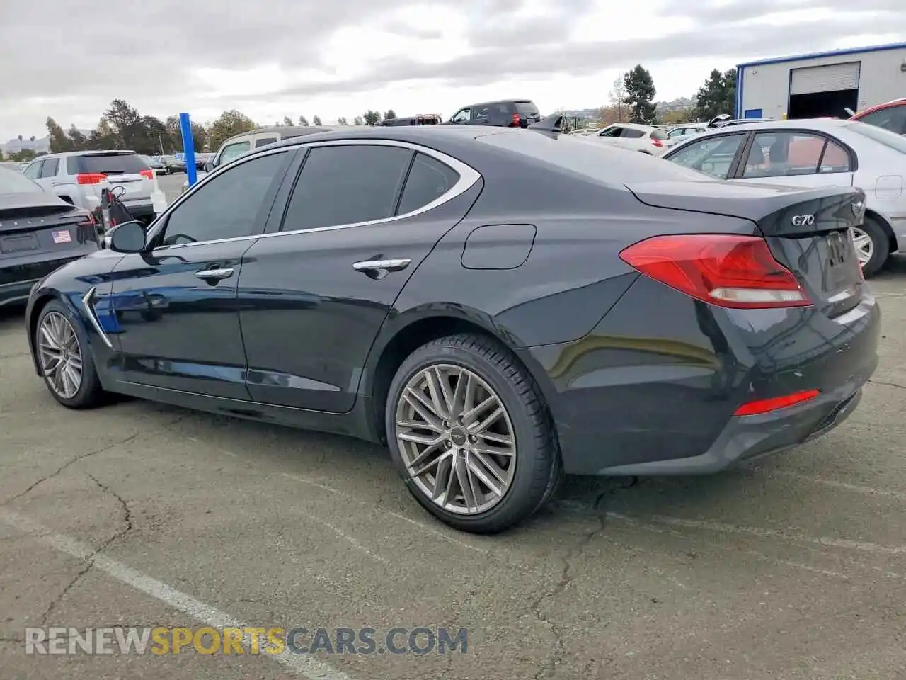 2 Photograph of a damaged car KMTG34LA4MU075799 GENESIS G70 2021