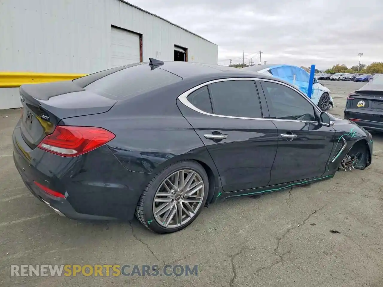 3 Photograph of a damaged car KMTG34LA4MU075799 GENESIS G70 2021