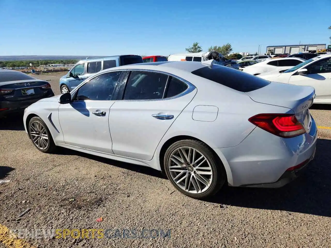 2 Photograph of a damaged car KMTG34LA7MU073318 GENESIS G70 2021