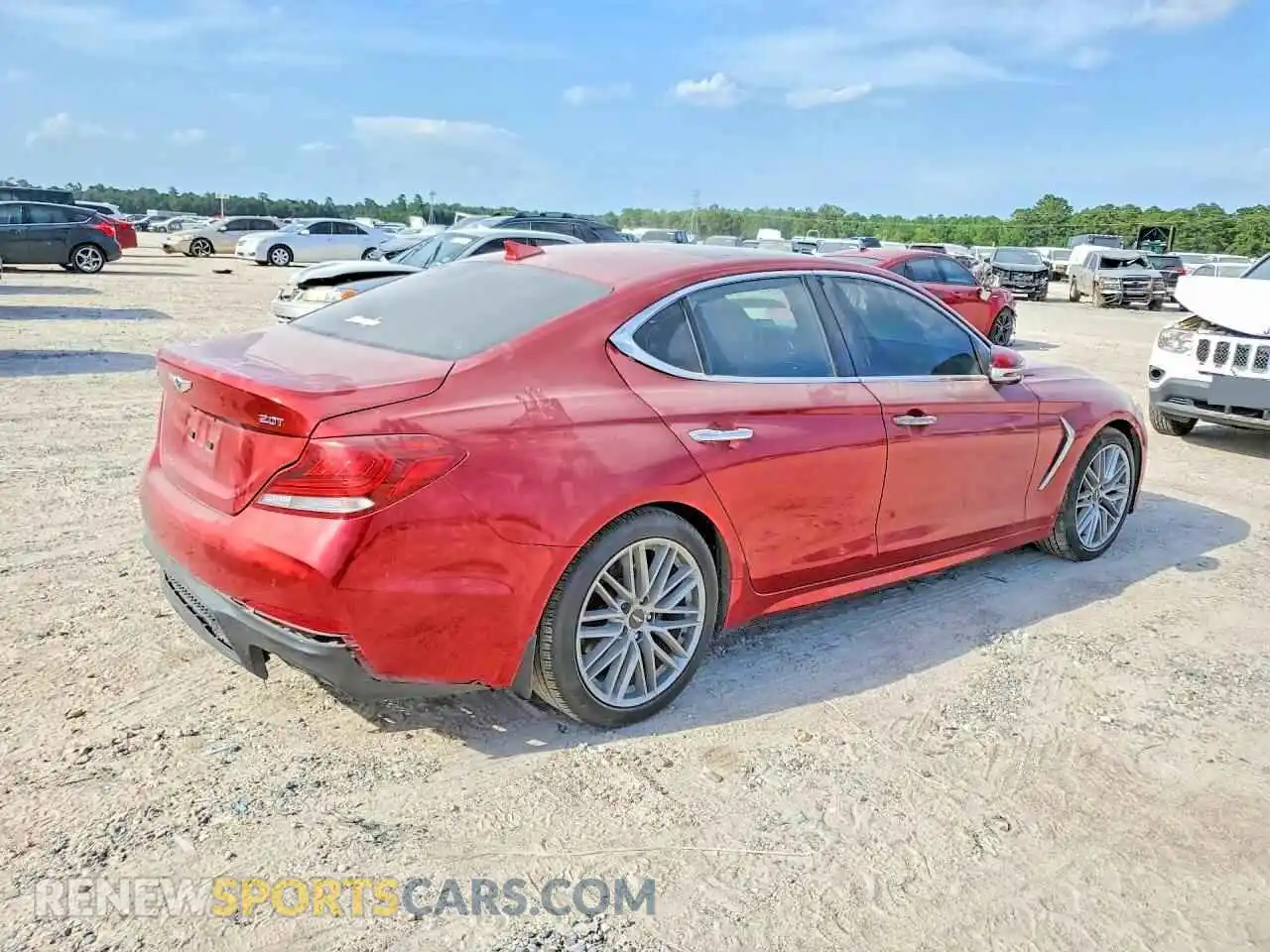 3 Photograph of a damaged car KMTG34LA7MU074730 GENESIS G70 2021