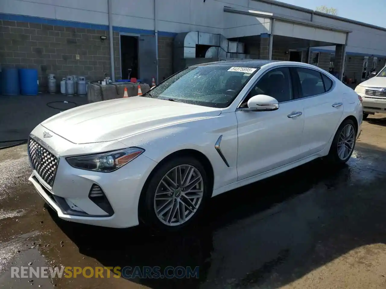 1 Photograph of a damaged car KMTG34LA8MU072565 GENESIS G70 2021