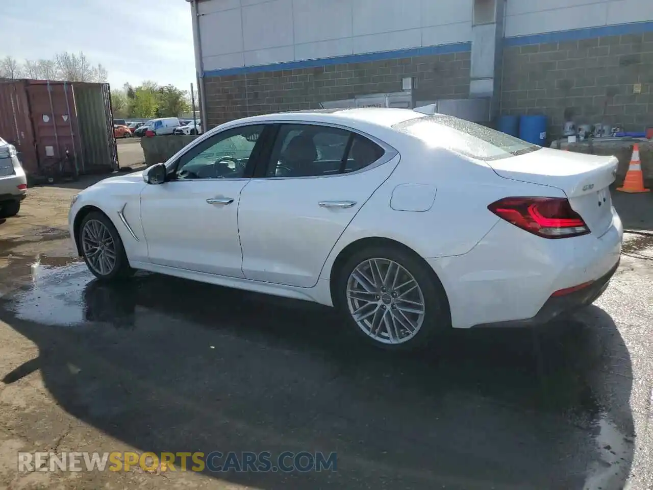 2 Photograph of a damaged car KMTG34LA8MU072565 GENESIS G70 2021