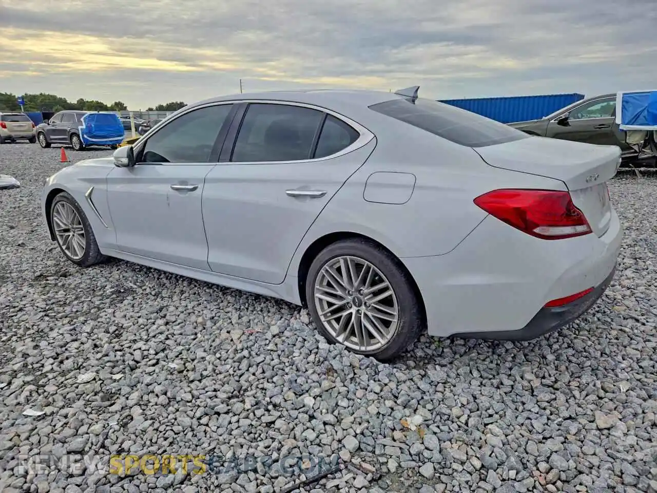 2 Photograph of a damaged car KMTG34LA9MU077211 GENESIS G70 2021