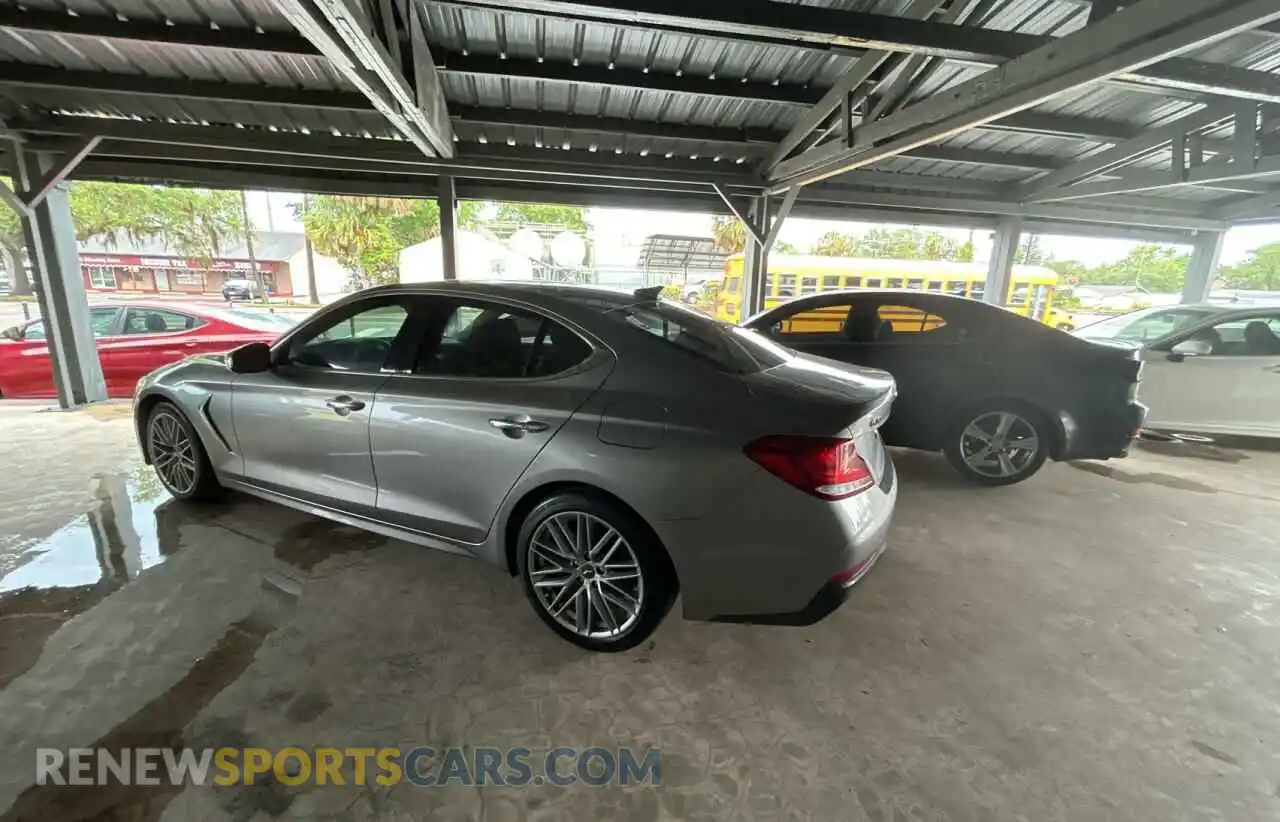3 Photograph of a damaged car KMTG34LAXMU074866 GENESIS G70 2021