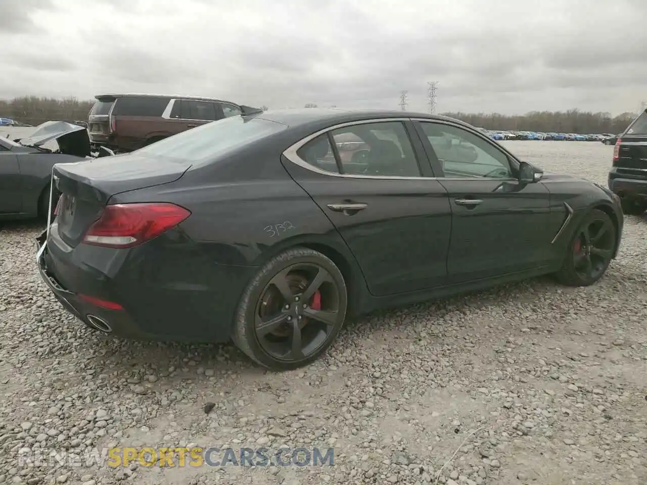 3 Photograph of a damaged car KMTG34LE0MU070859 GENESIS G70 2021