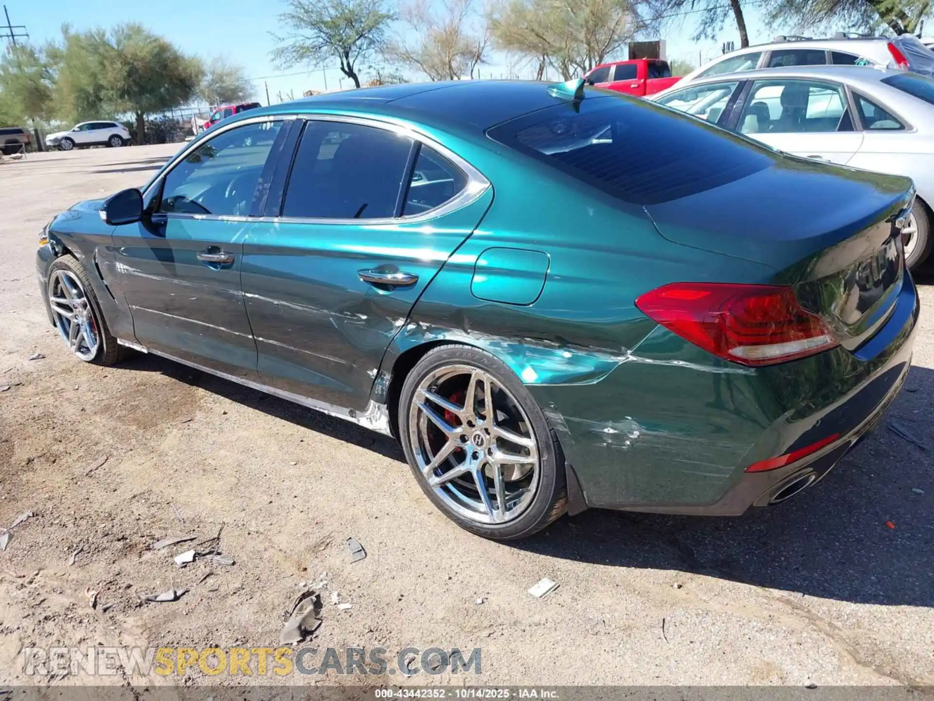 3 Photograph of a damaged car KMTG34LE7MU074150 GENESIS G70 2021