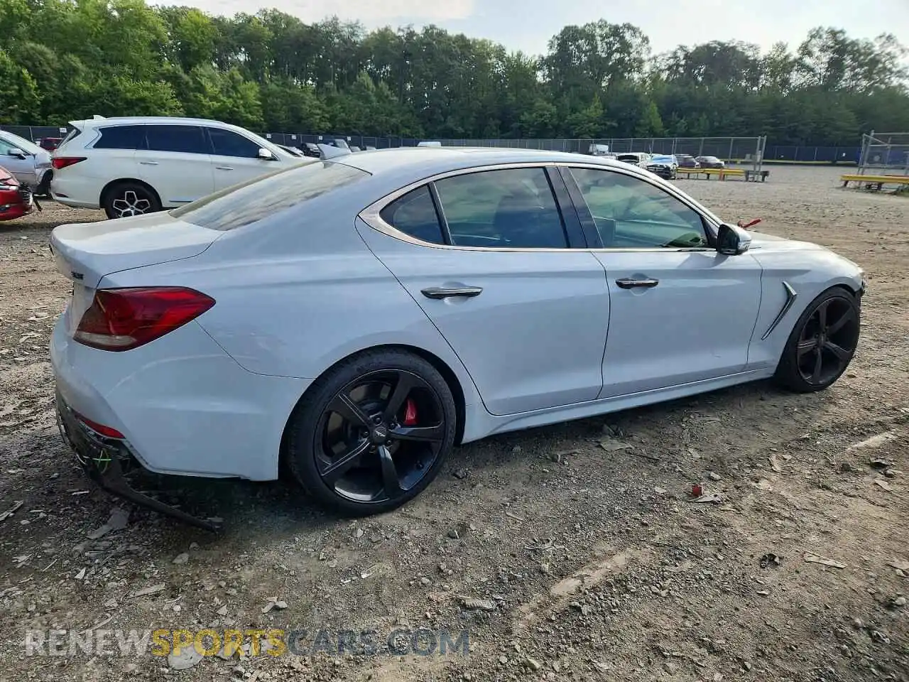 3 Photograph of a damaged car KMTG34LE7MU076674 GENESIS G70 2021
