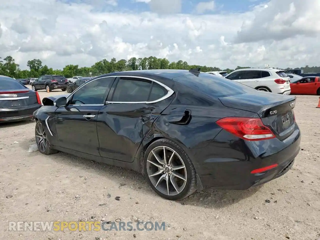 2 Photograph of a damaged car KMTG44LA3MU073541 GENESIS G70 2021