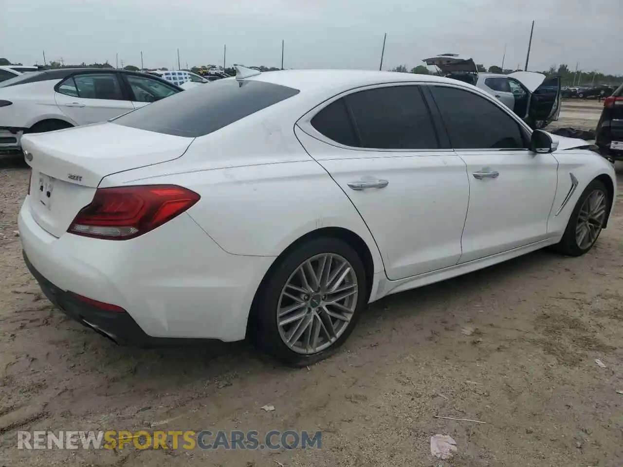 3 Photograph of a damaged car KMTG64LA1MU067182 GENESIS G70 2021