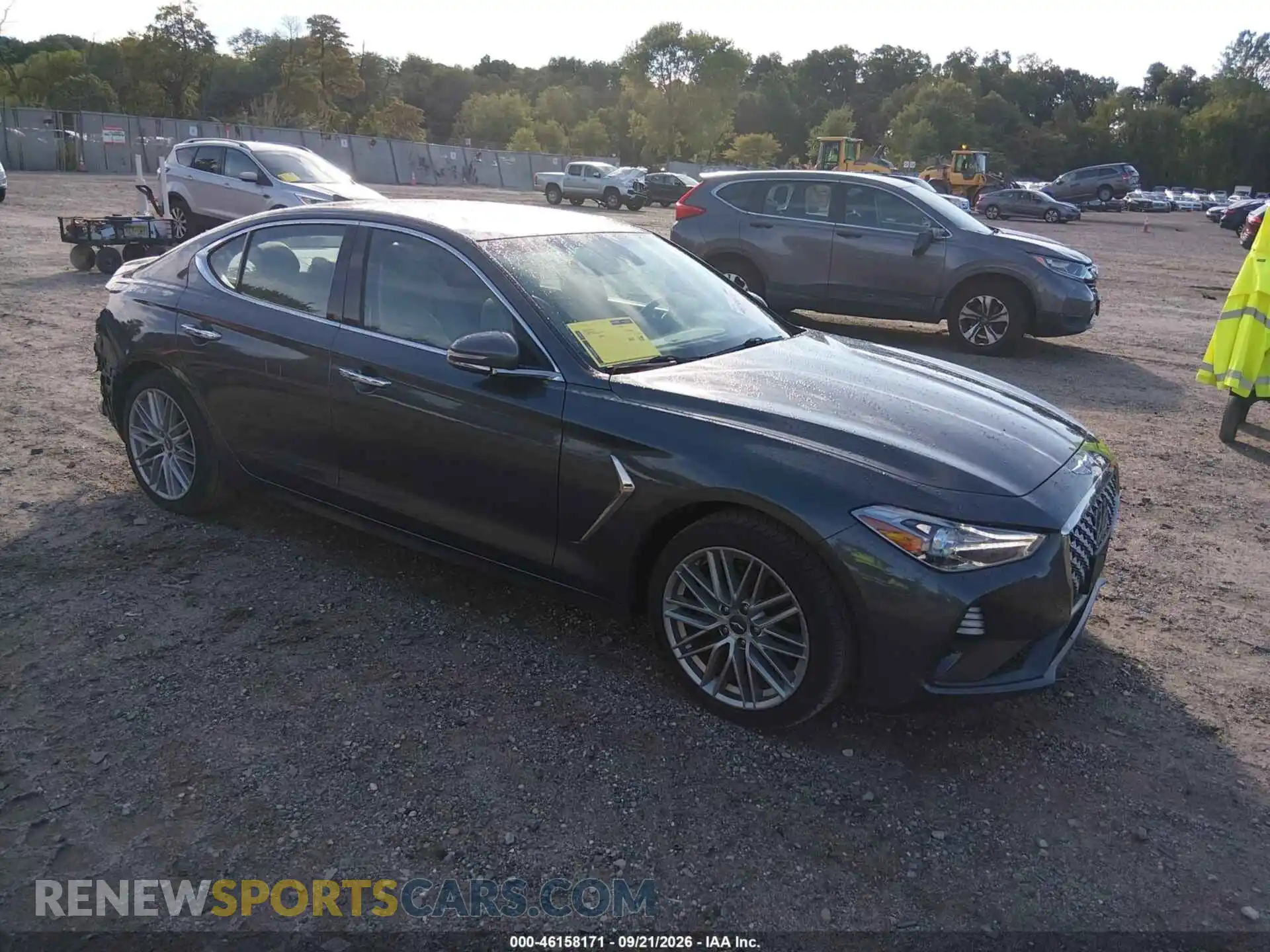 1 Photograph of a damaged car KMTG64LA3MU075932 GENESIS G70 2021
