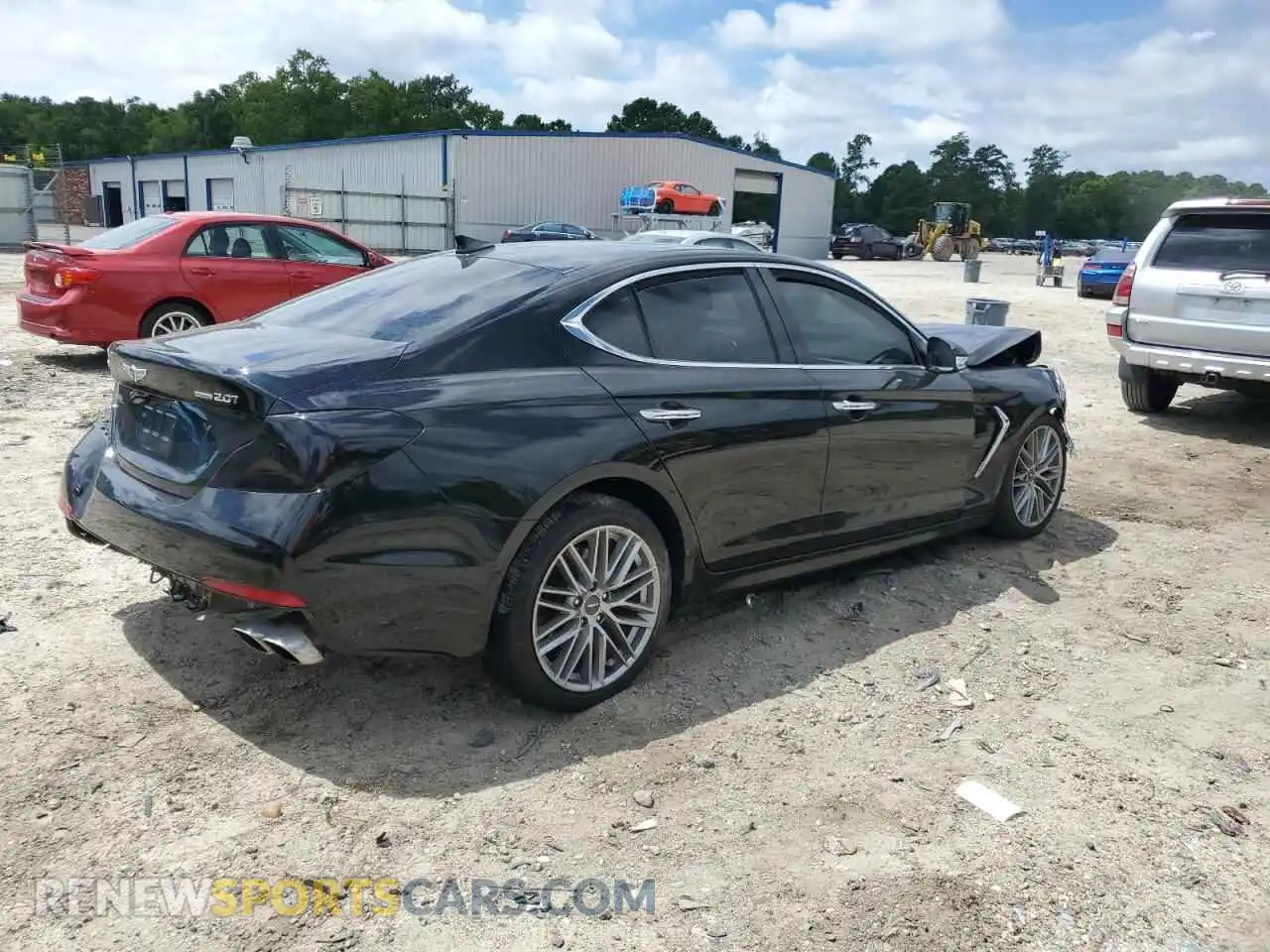 3 Photograph of a damaged car KMTG64LA5MU077245 GENESIS G70 2021