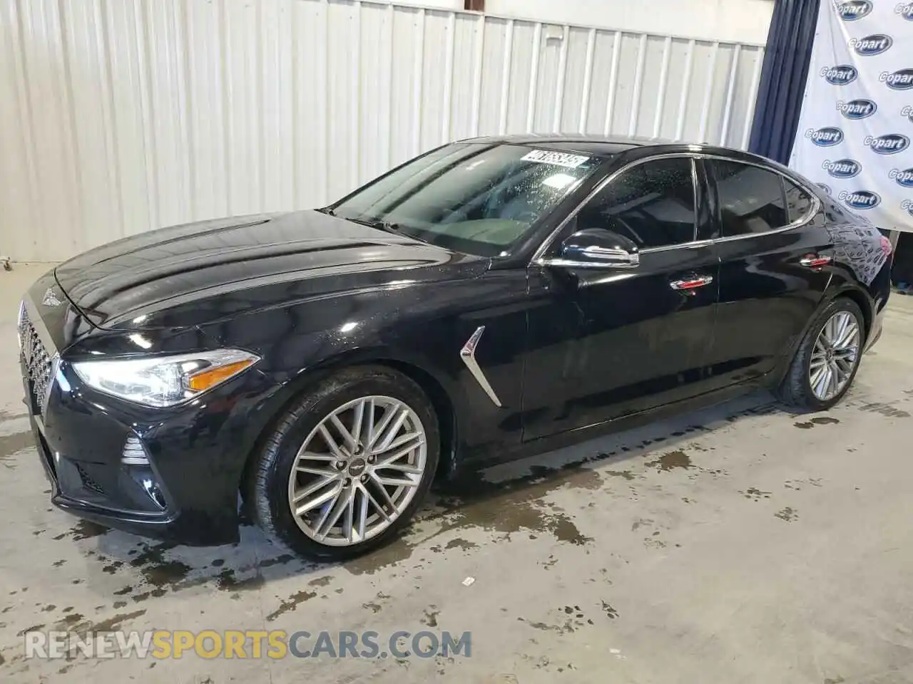 1 Photograph of a damaged car KMTG64LA7MU072306 GENESIS G70 2021