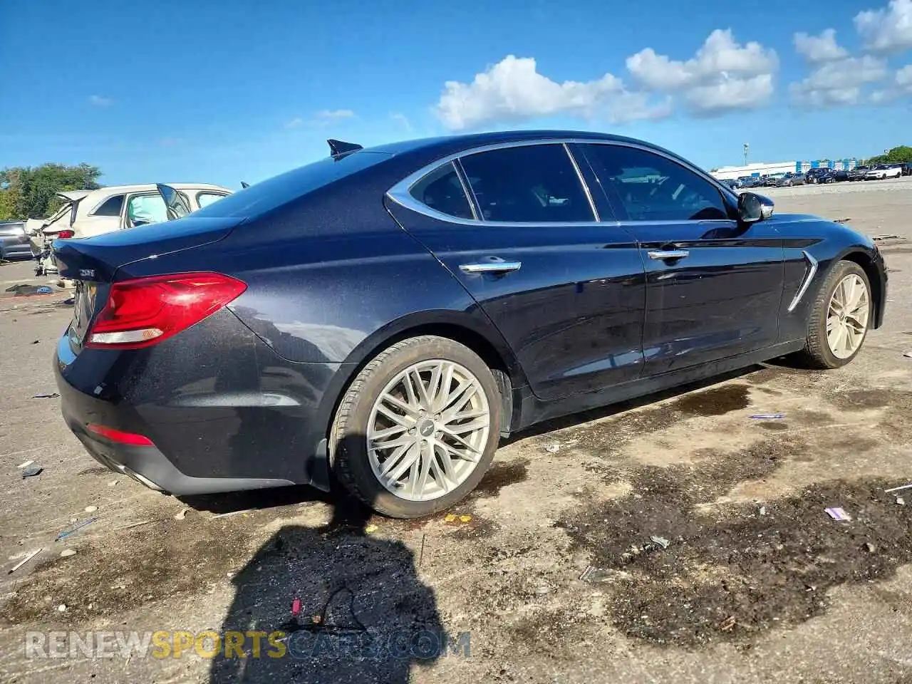 3 Photograph of a damaged car KMTG64LA8MU070466 GENESIS G70 2021