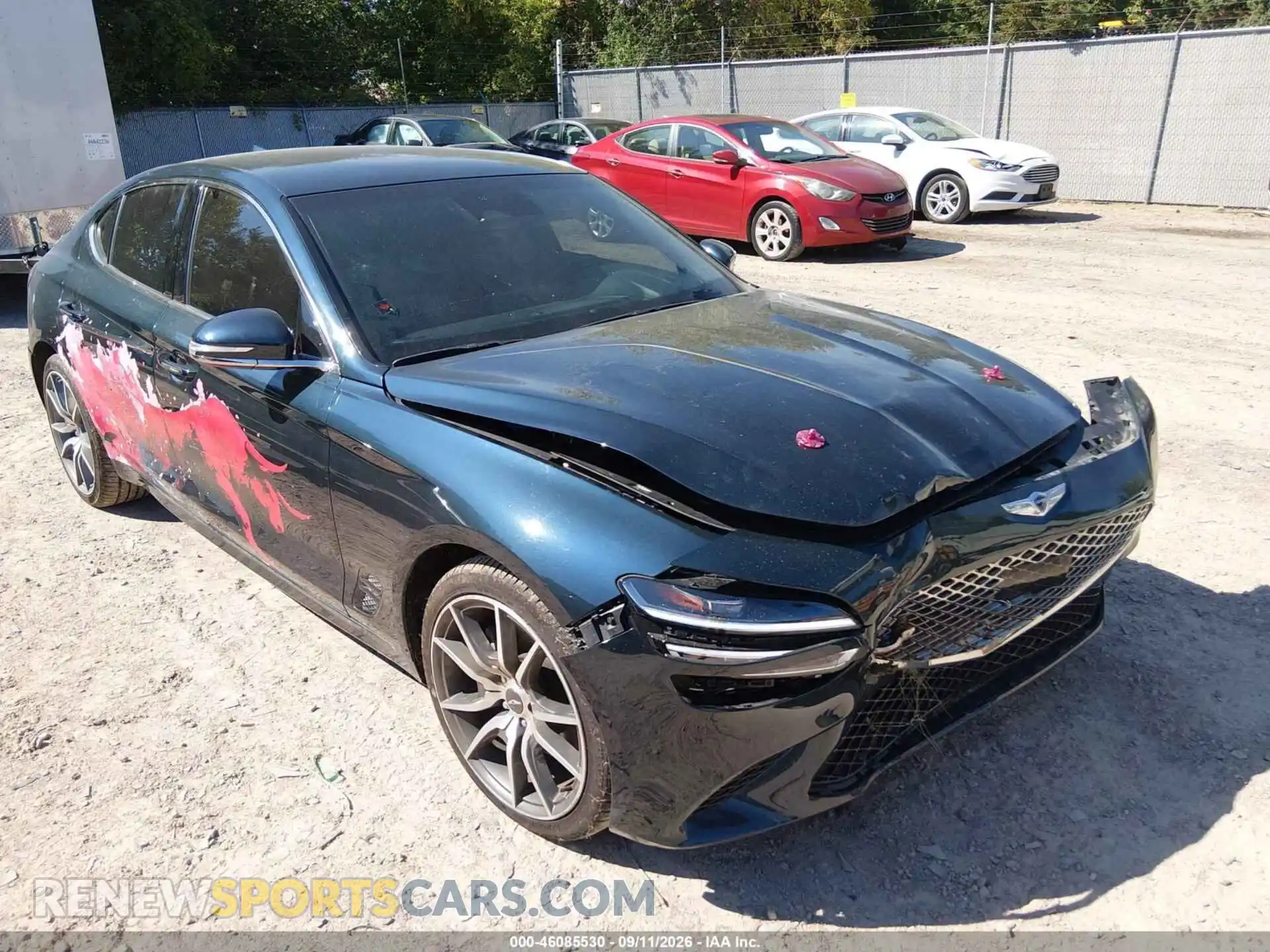 1 fotografías del automóvil dañado KMTG54TE7NU100497 GENESIS G70 2022
