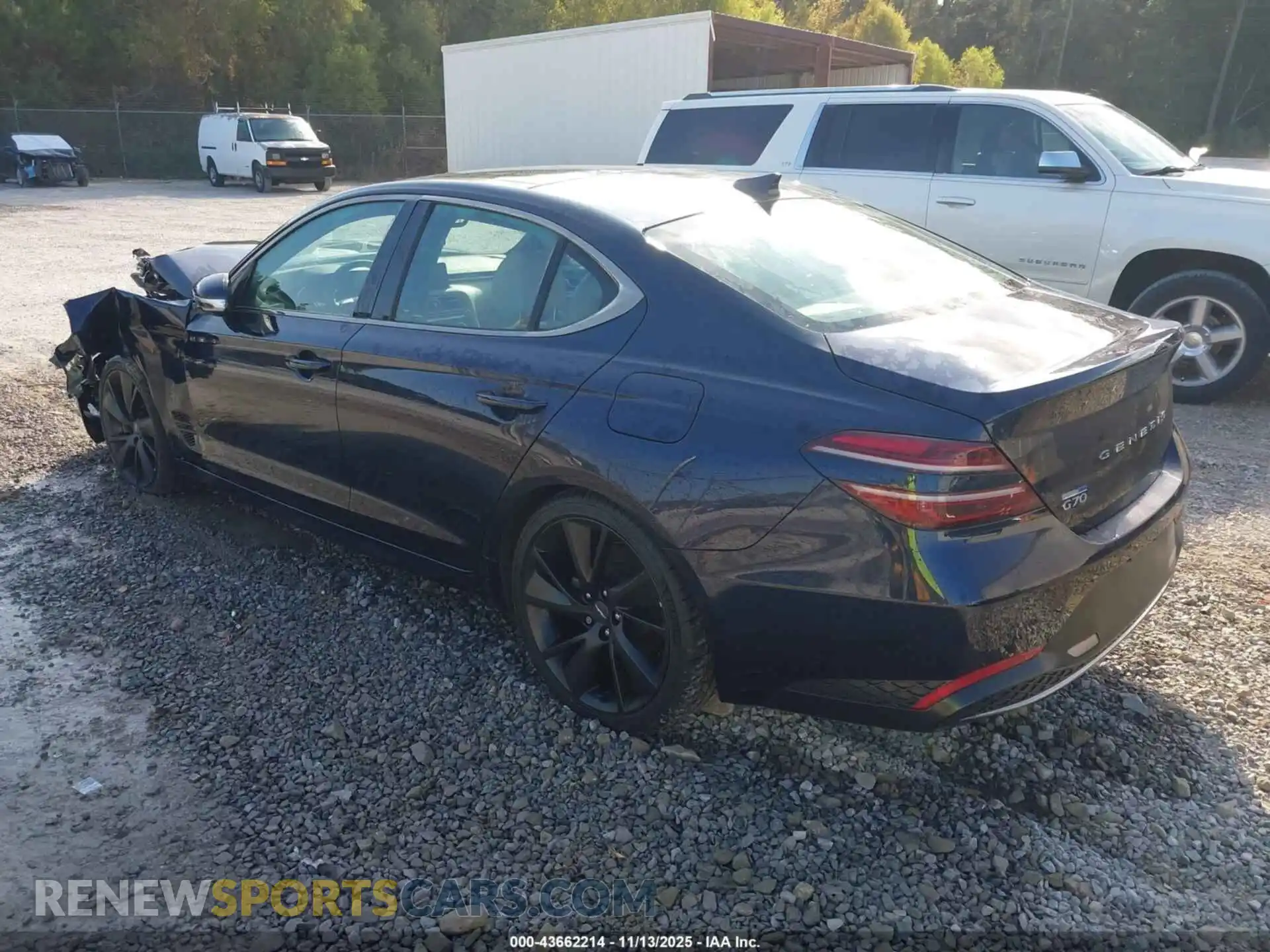 3 Photograph of a damaged car KMTG34TA1PU111467 GENESIS G70 2023