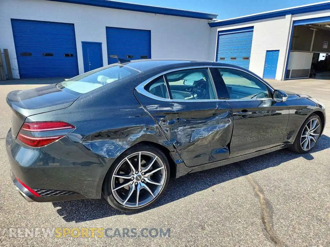 3 Photograph of a damaged car KMTG34TA1PU131069 GENESIS G70 2023