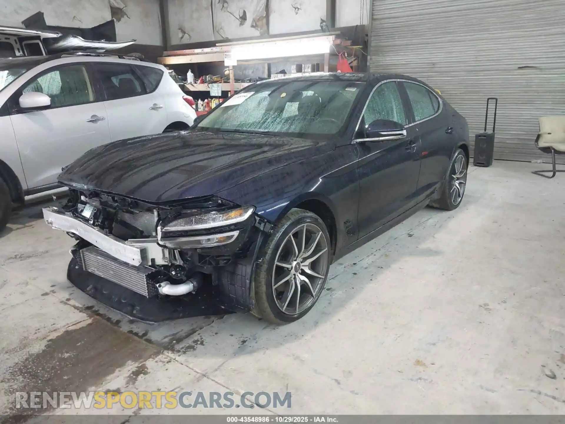 2 fotografías del automóvil dañado KMTG34TA2PU131355 GENESIS G70 2023